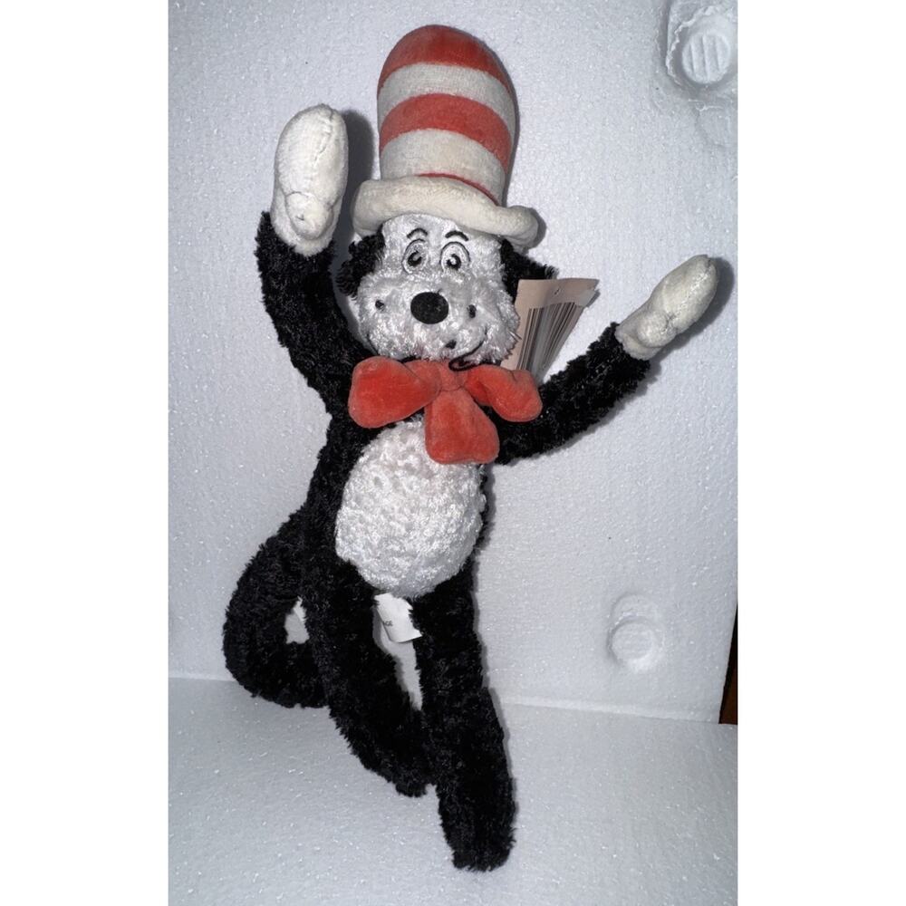 Universal Studios Dr. Seuss The Cat In The Hat Plush Stuffed Animal 11" 2003 VTG - Picture 3 of 7
